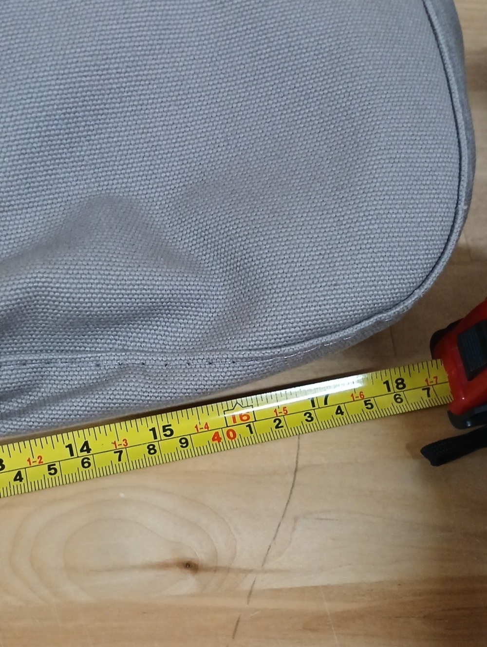 Marimekko Slate Blue Gray Canvas Messenger Bag - Picture 13 of 14